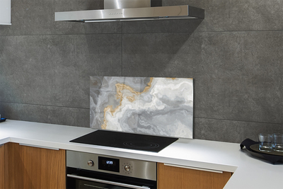 Küchenrückwand spritzschutz Stein marmor flecken