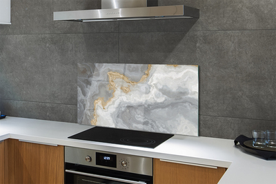 Küchenrückwand spritzschutz Stein marmor flecken