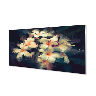 Küchenrückwand spritzschutz Bild von blumen