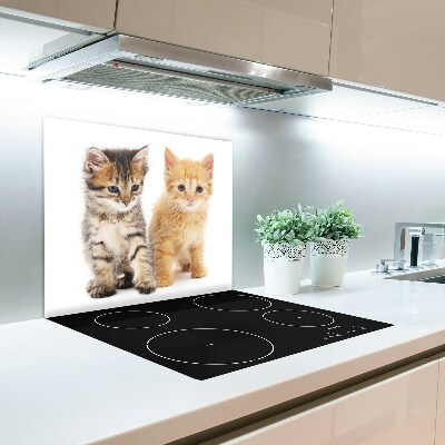 Glas Herdabdeckplatte Katze Tier