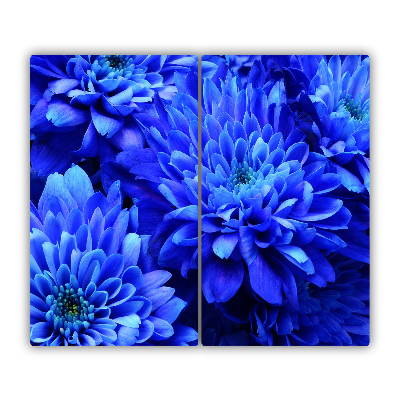 Glas Ceranfeldabdeckung Blaue Aster