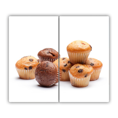 Glas Ceranfeldabdeckung Muffins