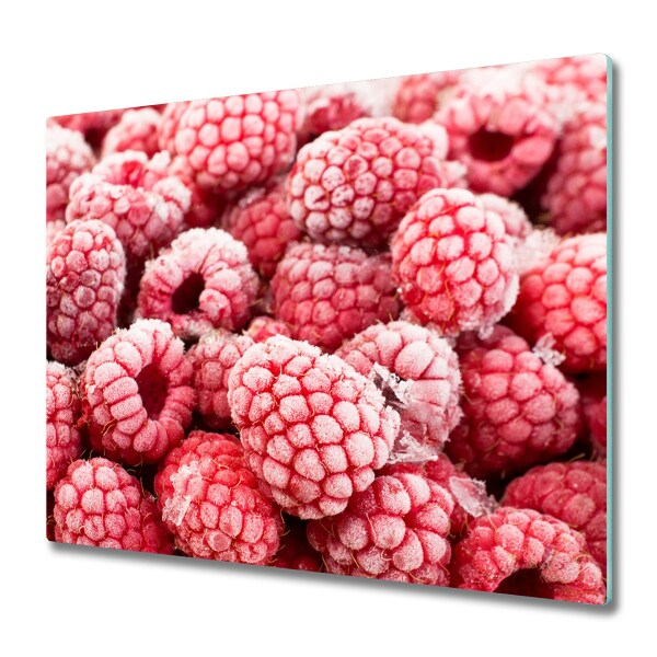 Glas Ceranfeldabdeckung Spritzschutz Gefrorene Himbeeren
