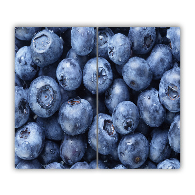 Glas Ceranfeldabdeckung Spritzschutz Blaubeeren