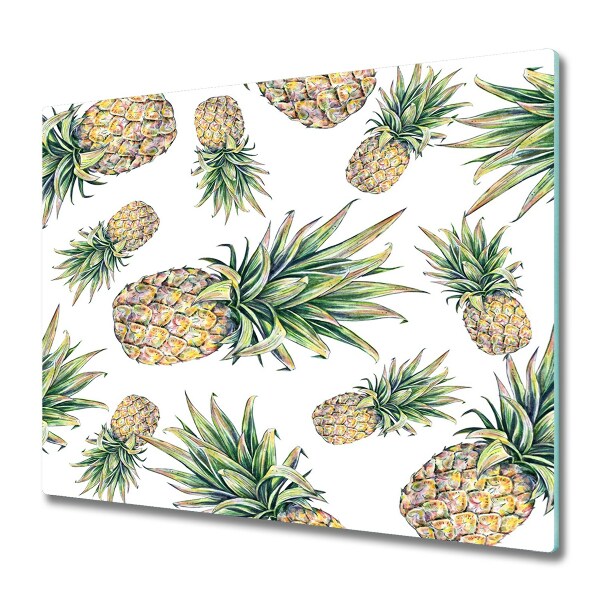 Glas Ceranfeldabdeckung Spritzschutz Ananas