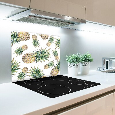 Glas Ceranfeldabdeckung Spritzschutz Ananas