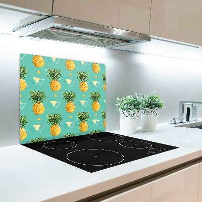 Glas Ceranfeldabdeckung Spritzschutz Ananas