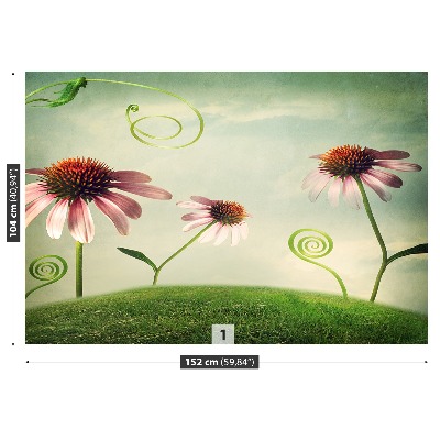 Bildtapete Vintage-blüten