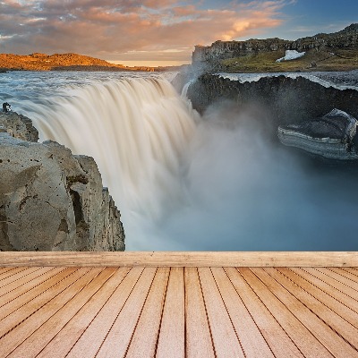 Fototapete Wasserfall dettifoss