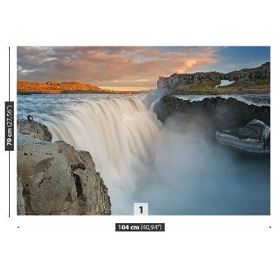 Fototapete Wasserfall dettifoss