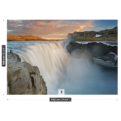 Fototapete Wasserfall dettifoss