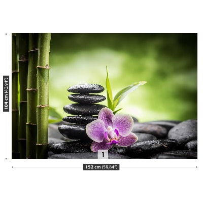 Bildtapete Orchidee zen