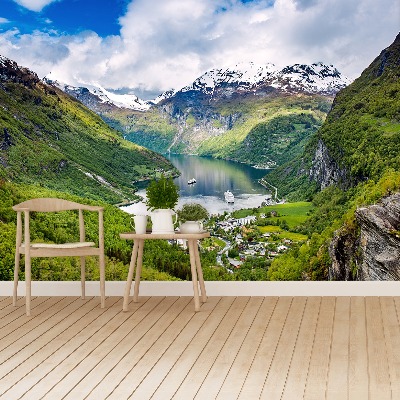 Fototapete Fjord norwegen