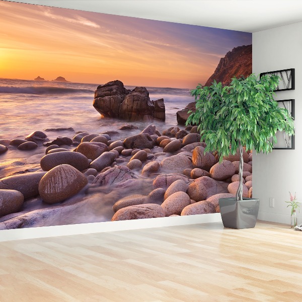 Fototapete Felsstrand