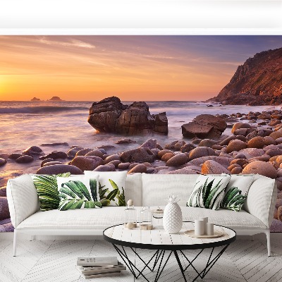 Fototapete Felsstrand