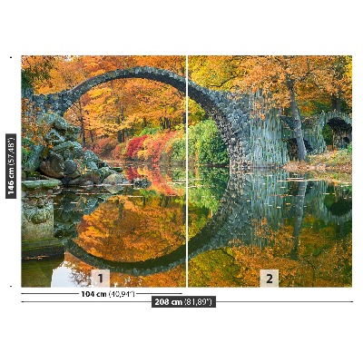 Fototapete Bogenbrücke