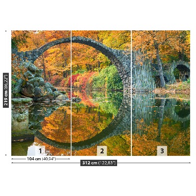 Fototapete Bogenbrücke
