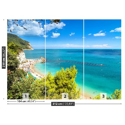 Fototapete Coast beach