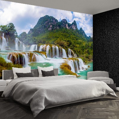 Wandtapete Ban gioc wasserfall