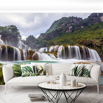 Wandtapete Wasserfall bangioc