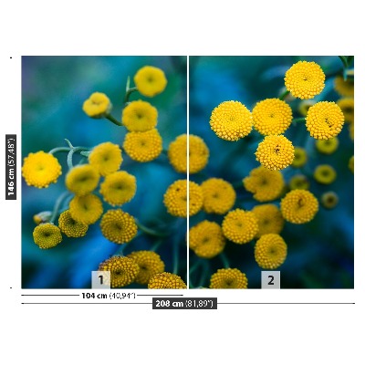 Bildtapete Gelbe blumen