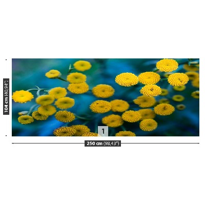 Bildtapete Gelbe blumen