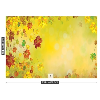 Motivtapete Herbstblätter