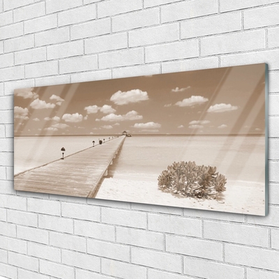 Acrylglasbilder Seebrücke Meer Landschaft