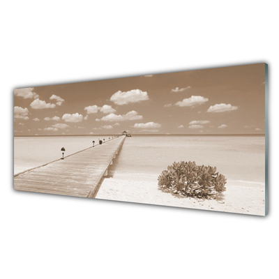 Acrylglasbilder Seebrücke Meer Landschaft
