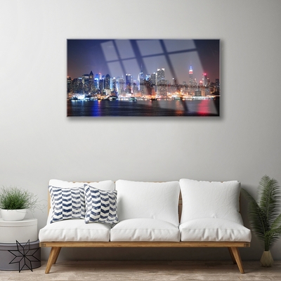 Acrylglasbilder Großstadt Wolkenkratzer Gebäude
