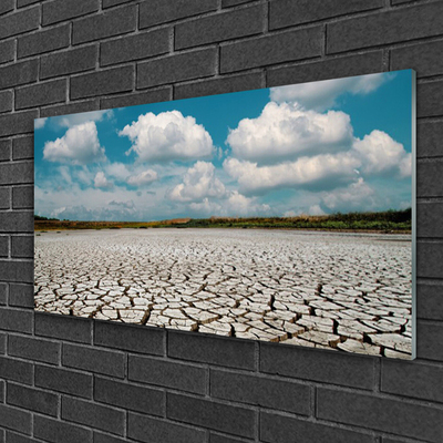 Acrylglasbilder Ausgetrocknetes Flussbett Landschaft