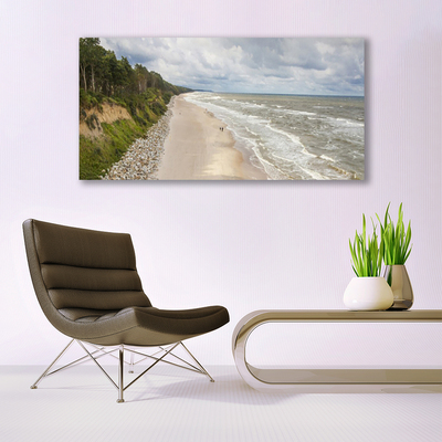 Acrylglasbilder Strand Meer Baum Natur