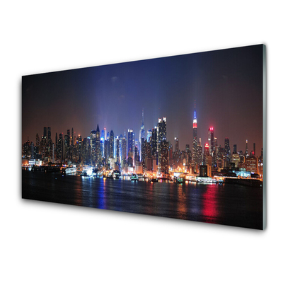Acrylglasbilder Stadt Wasser Gebäude