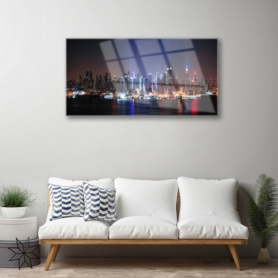 Acrylglasbilder Stadt Wasser Gebäude