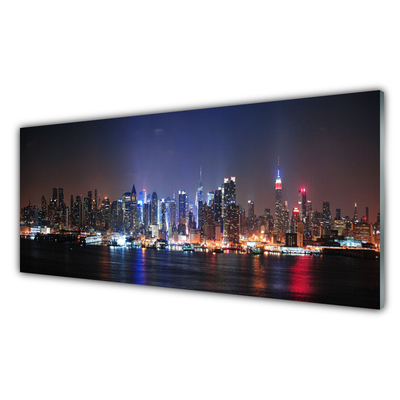 Acrylglasbilder Stadt Wasser Gebäude