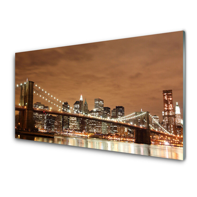 Acrylglasbilder Brücke Stadt Architektur