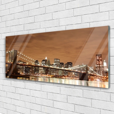 Acrylglasbilder Brücke Stadt Architektur
