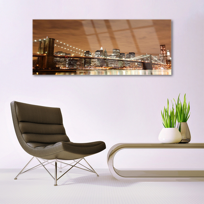Acrylglasbilder Brücke Stadt Architektur