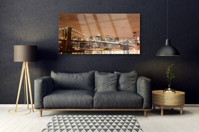 Acrylglasbilder Brücke Stadt Architektur
