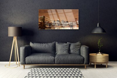 Acrylglasbilder Brücke Stadt Architektur
