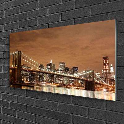 Acrylglasbilder Brücke Stadt Architektur