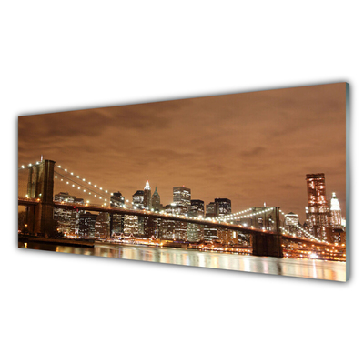 Acrylglasbilder Brücke Stadt Architektur
