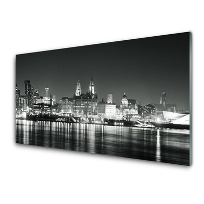 Acrylglasbilder Stadt Wasser Gebäude