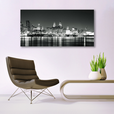 Acrylglasbilder Stadt Wasser Gebäude