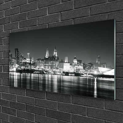 Acrylglasbilder Stadt Wasser Gebäude