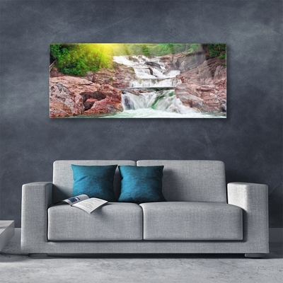 Acrylglasbilder Wasserfall Natur