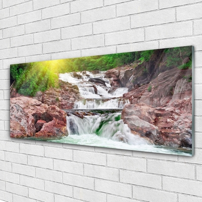 Acrylglasbilder Wasserfall Natur