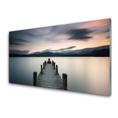 Acrylglasbilder Brücke Meer Architektur