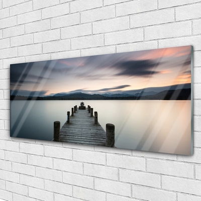Acrylglasbilder Brücke Meer Architektur