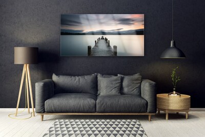 Acrylglasbilder Brücke Meer Architektur